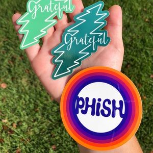 Grateful Dead and phish stickers!